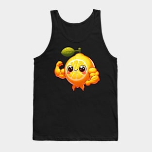 Cute Muscular Lemon Tank Top